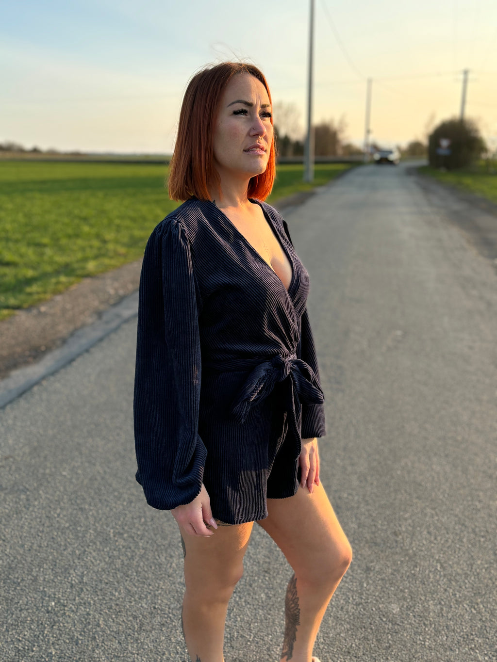Combishort velours