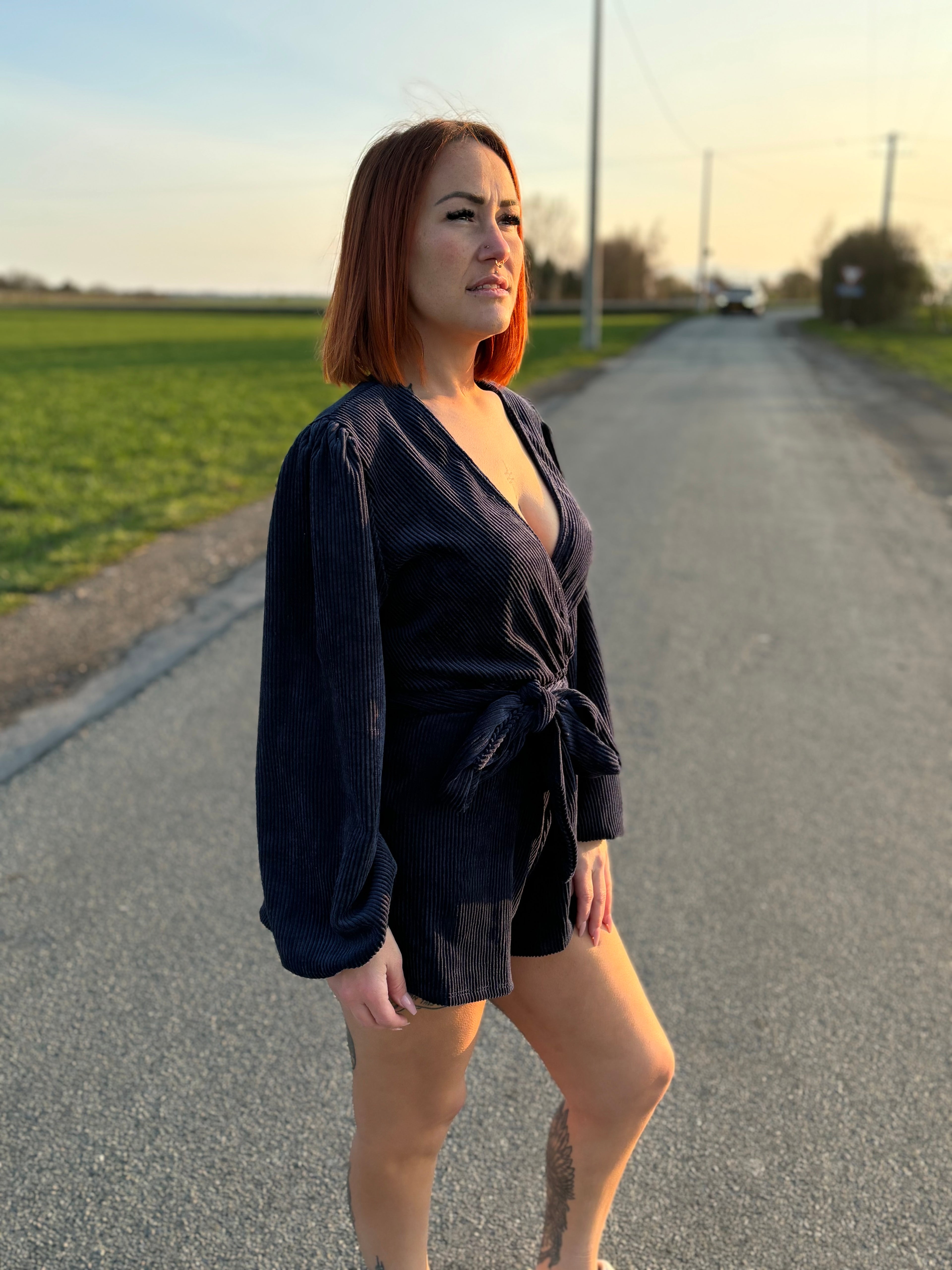 Combishort velours