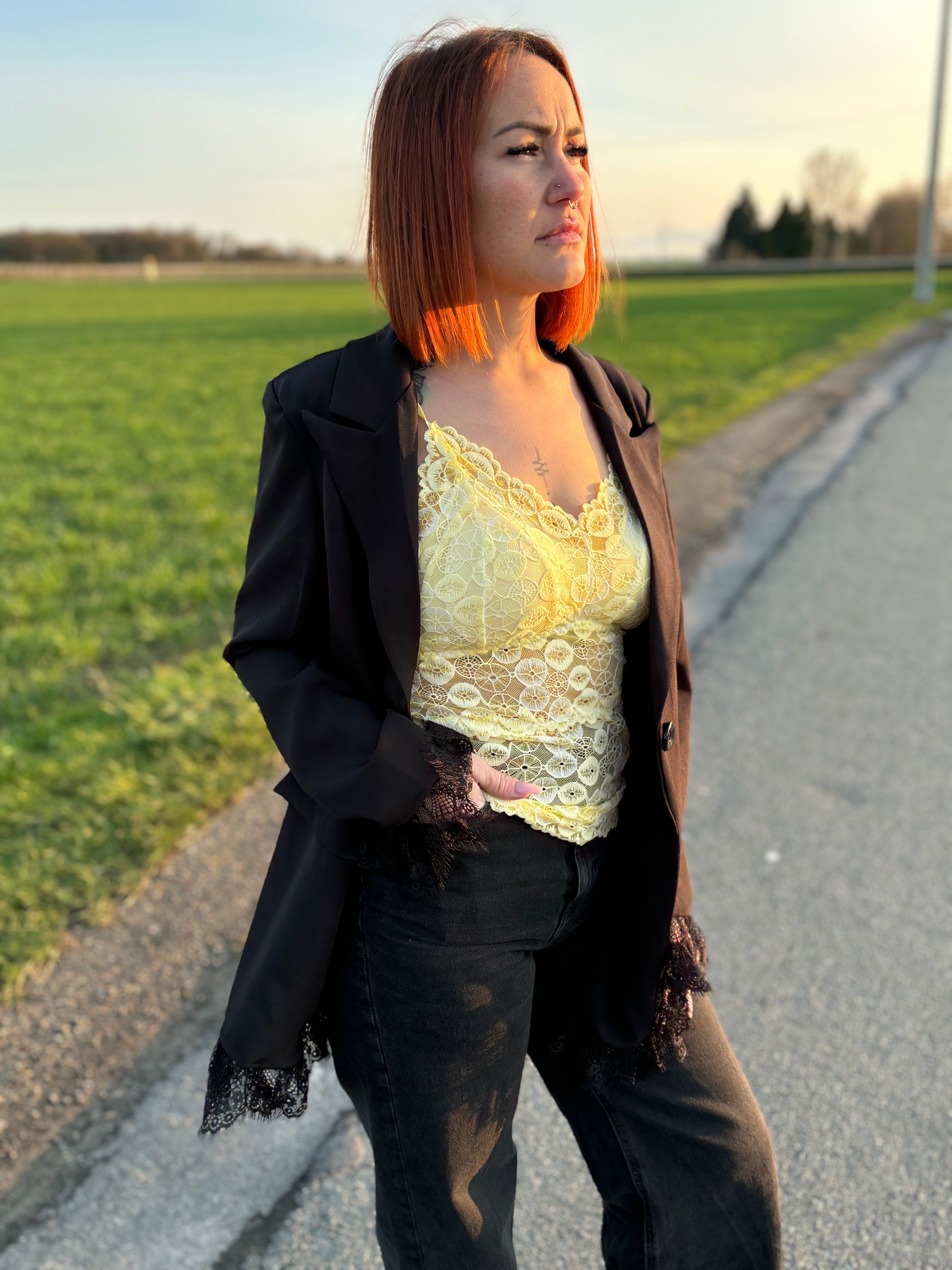 Blazer dentelle