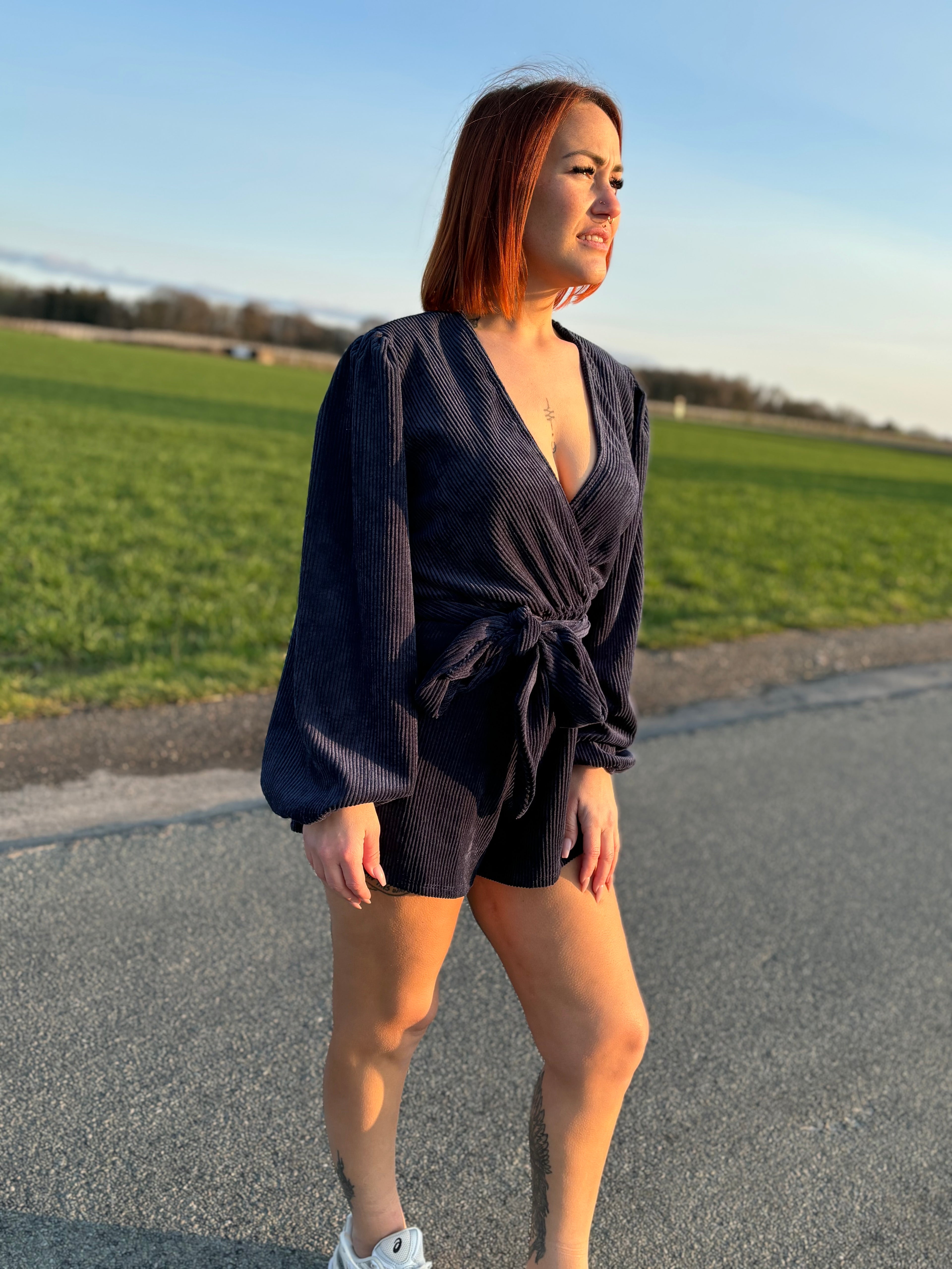 Combishort velours