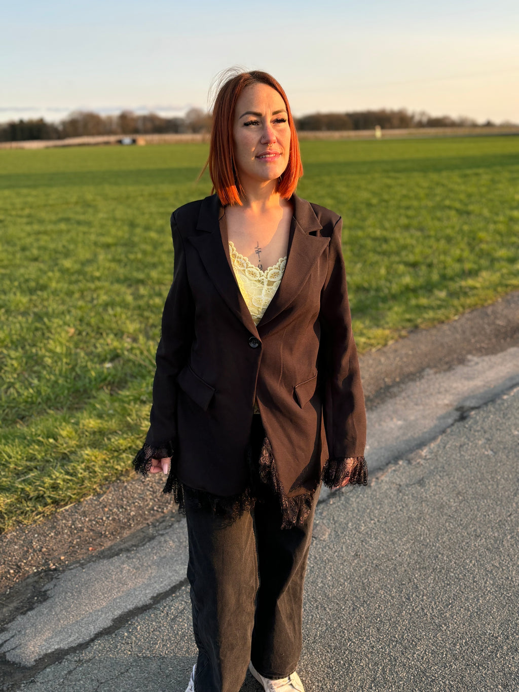 Blazer dentelle